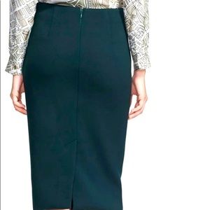 Burberry Prorsum IT42 wool skirt forrest green